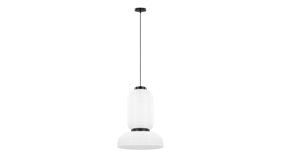 AkioAkio - Akio Long Paper Pendant Light, White