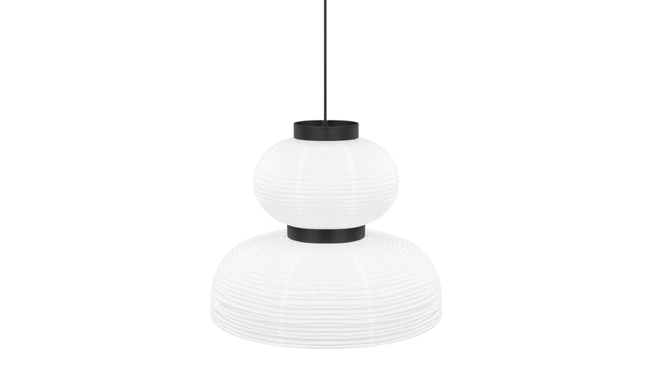 AkioAkio - Akio Cloche Paper Pendant Light, White