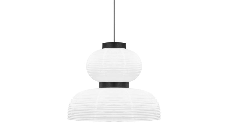 AkioAkio - Akio Cloche Paper Pendant Light, White