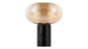 Karl - Karl - Karl Table Lamp, Amber Glass and Black Marble - Image 1