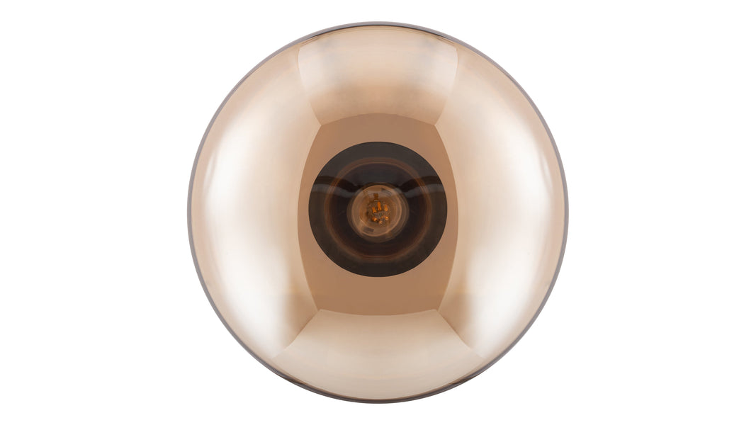 KarlKarl - Karl Tischlampe, Bernsteinglas und schwarzer Marmor