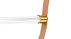 Orielle - Orielle - Orielle Suspension Light, Small, Tan and Brass - Image 6