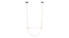Orielle - Orielle - Orielle Suspension Light, Medium, Tan and Brass - Image 6