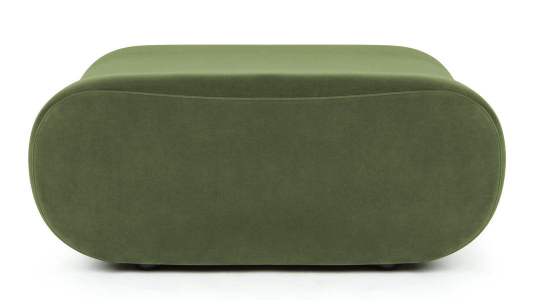 LöweLeo - Leo Module, Ottoman, Lichen Plush Velvet