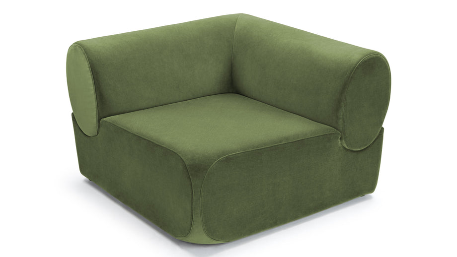 LeoLeo - Leo Module, Corner, Lichen Plush Velvet