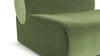 Leo - Leo - Leo Module, Armless, Lichen Plush Velvet - Image 6