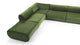 Leo - Leo - Leo Sectional, Left Corner, Lichen Plush Velvet - Image 8