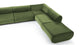 Leo - Leo - Leo Sectional, Right Corner, Lichen Plush Velvet - Image 7
