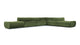 Leo - Leo - Leo Sectional, Right Corner, Lichen Plush Velvet - Image 2