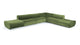 Leo - Leo - Leo Sectional, Right Corner, Lichen Plush Velvet - Image 5