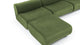 Leo - Leo - Leo Sectional, Left Chaise, Lichen Plush Velvet - Image 5