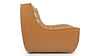 Tyge - Tyge - Tyge Open End Sofa, Right, Bourbon Vegan Leather - Image 3
