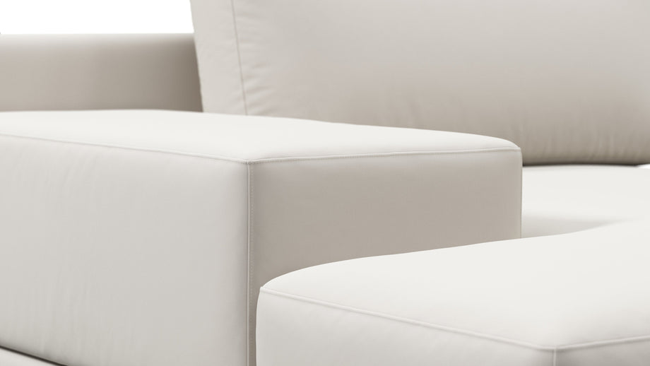 AlessioAlessio - Alessio Outdoor Module, Left Arm Chaise, Shell Performance Weave