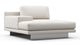 Alessio - Alessio - Alessio Outdoor Module, Left Arm Chaise, Shell Performance Weave - Image 2