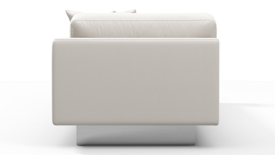 AlessioAlessio - Alessio Outdoor Module, Three Seater Sofa, Right Arm, Shell Performance Weave