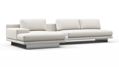 Alessio - Alessio - Alessio Outdoor Sectional, Left Chaise, Shell Performance Weave - Image 2