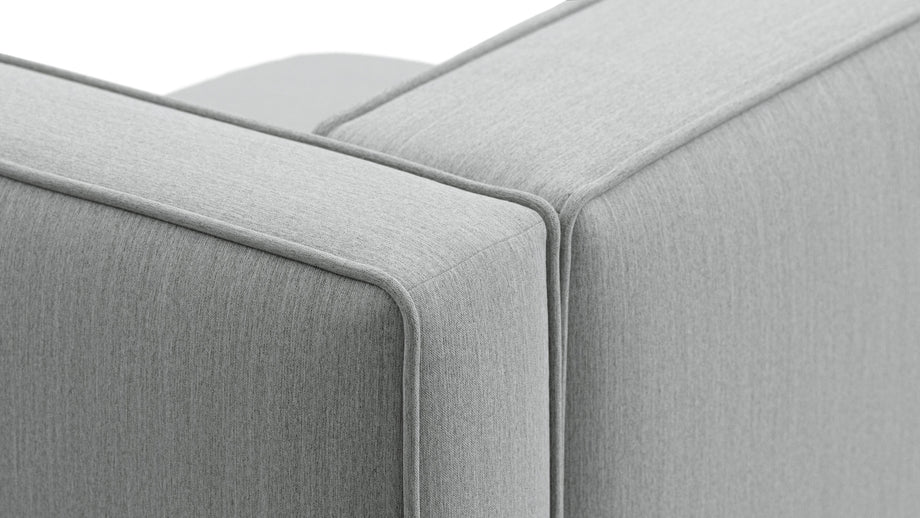 BondBond - Bond Outdoor Module, Right Arm, Dove Grey Performance Weave