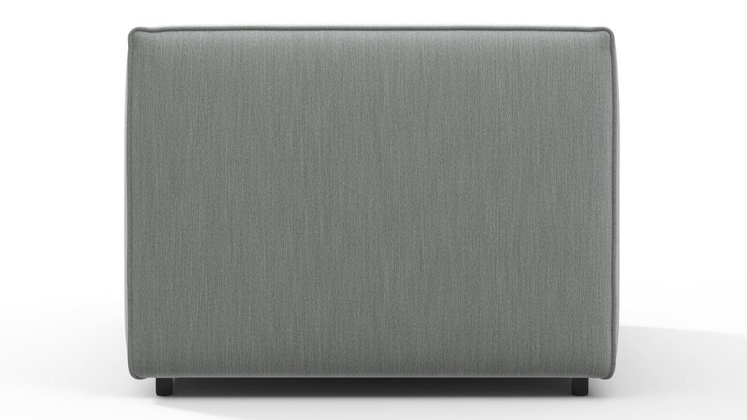 BondBond - Bond Outdoor Module, Armless, Dove Grey Performance Weave