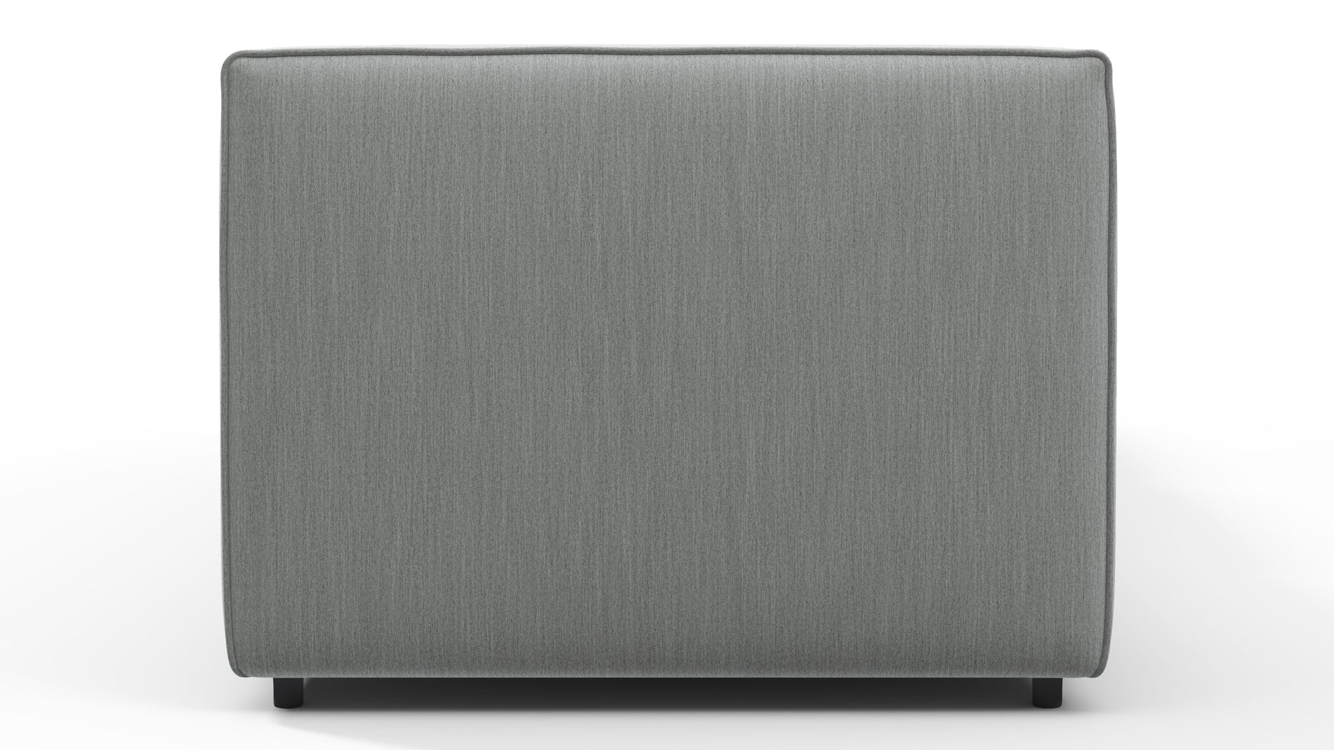 BondBond - Bond Outdoor Sectional, Large Open End, Right, Dove Grey Performance Weave