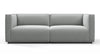 Bond - Bond - Bond Outdoor Two Seater Sofa, Dove Grey Performance Weave - Image 1