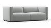 Bond - Bond - Bond Outdoor Two Seater Sofa, Dove Grey Performance Weave - Image 2