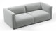 Bond - Bond - Bond Outdoor Two Seater Sofa, Dove Grey Performance Weave - Image 3