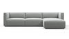 Bond - Bond - Bond Outdoor Sectional, Right Chaise, Dove Grey Performance Weave - Image 1