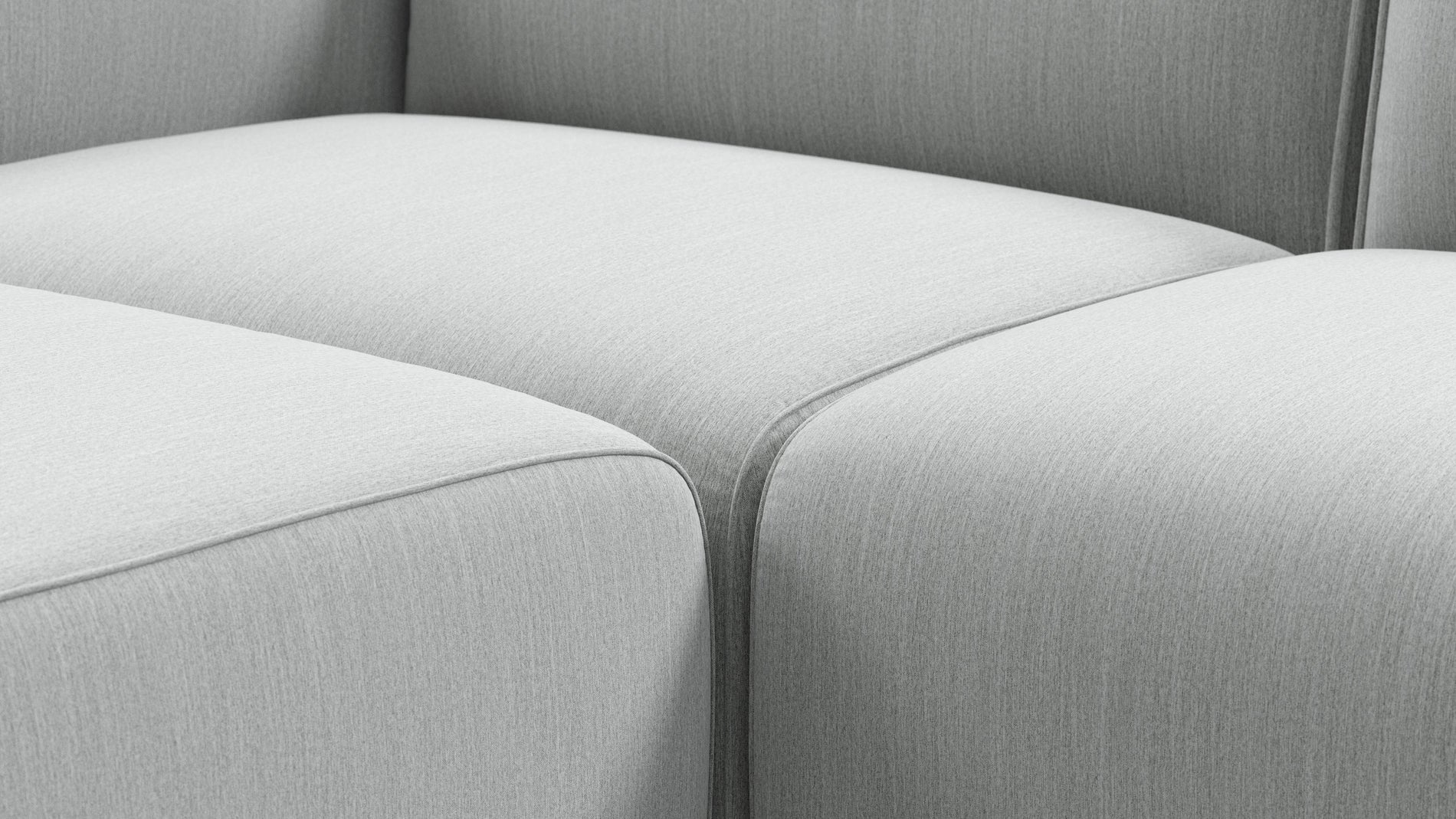 BondBond - Bond Outdoor Sectional, Left Chaise, Dove Grey Performance Weave