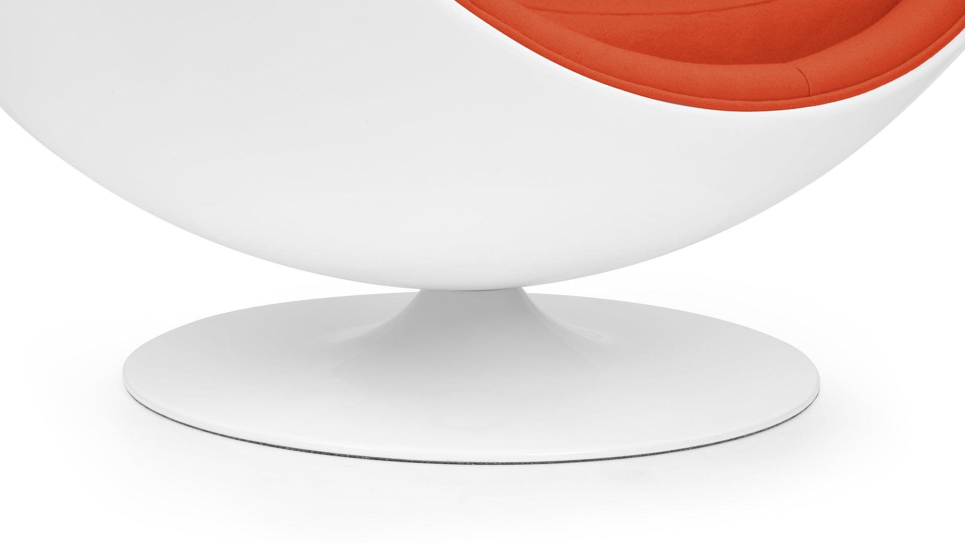 BallOrange Wool and White