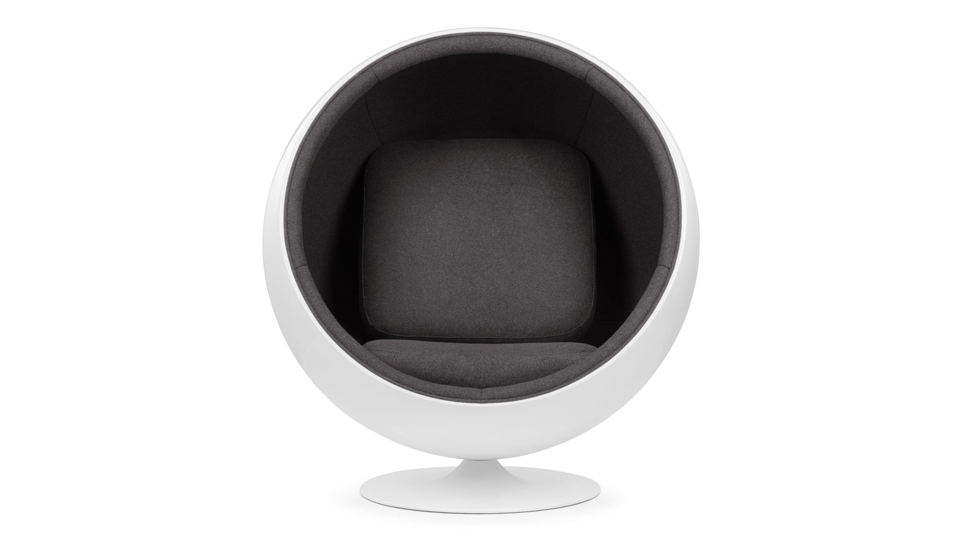 BallGraphite Wool and White