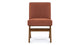 Jeanneret Upholstered Side Chair - Jeanneret Upholstered Side Chair - Pierre Jeanneret Upholstered Side Chair, Burnt Red Weave - Image 1