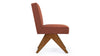 Jeanneret Upholstered Side Chair - Jeanneret Upholstered Side Chair - Pierre Jeanneret Upholstered Side Chair, Burnt Red Weave - Image 3
