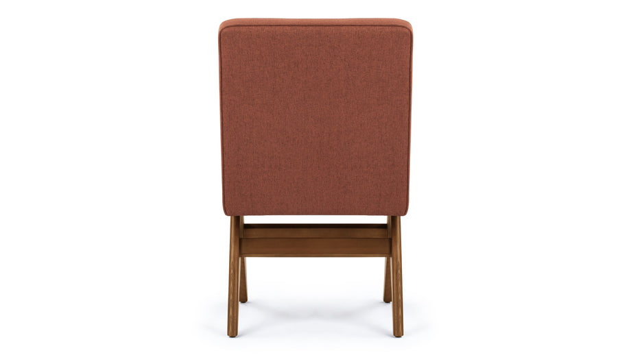 Jeanneret Upholstered Side ChairJeanneret Upholstered Side Chair - Pierre Jeanneret Upholstered Side Chair, Burnt Red Weave