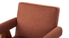 Jeanneret Upholstered Armchair - Jeanneret Upholstered Armchair - Pierre Jeanneret Upholstered Armchair, Burnt Red Weave - Image 6