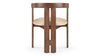 Rose - Rose - Rose Dining Chair, Mushroom Velvet and Walnut - Image 4