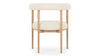 Andie - Andie - Andie Armchair, White Teddy and Natural Ash - Image 4