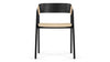 Georgia - Georgia - Georgia Armchair, Black and Natural - Image 1
