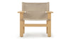 Arte - Arte - Arte Lounge Chair, Natural Ash and Canvas - Image 1