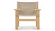Arte - Arte - Arte Lounge Chair, Natural Ash and Canvas - Image 1