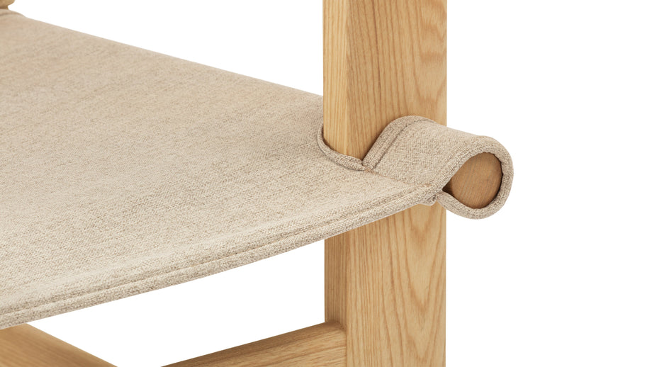 ArteArte - Arte Lounge Chair, Natural Ash and Canvas