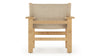 Arte - Arte - Arte Lounge Chair, Natural Ash and Canvas - Image 4