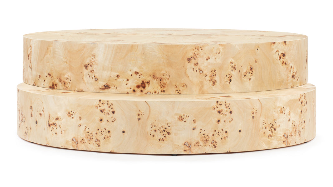 ChiaChia - Chia Coffee Table, Burl Wood