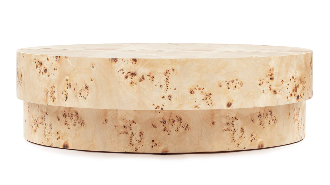 ChiaChia - Chia Coffee Table, Burl Wood