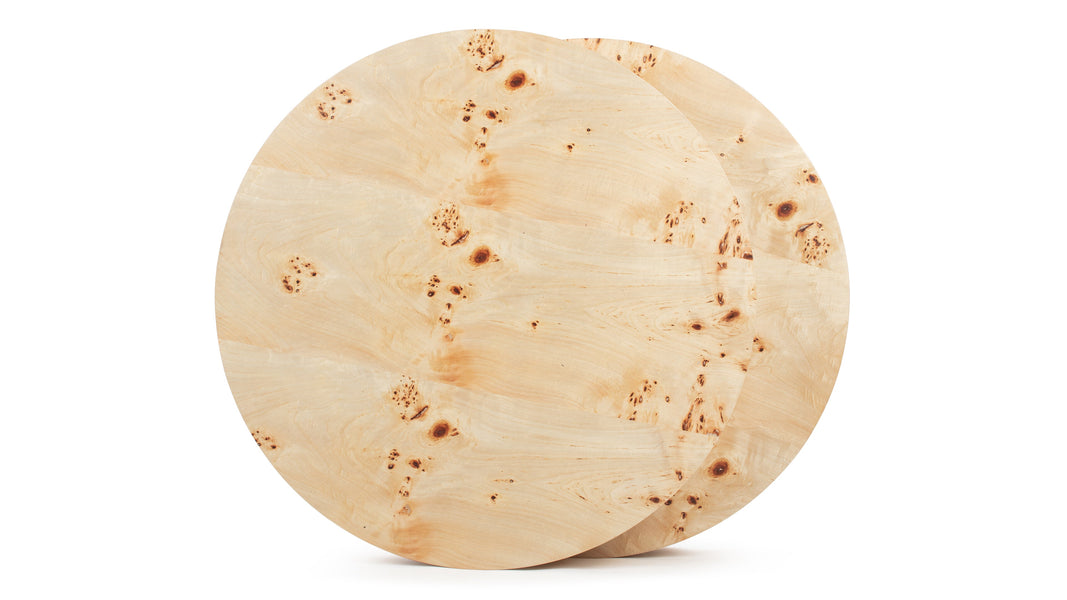 ChiaChia - Chia Coffee Table, Burl Wood