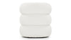 Noa - Noa - Noa Ottoman, Small, Porcelain Boucle - Image 2