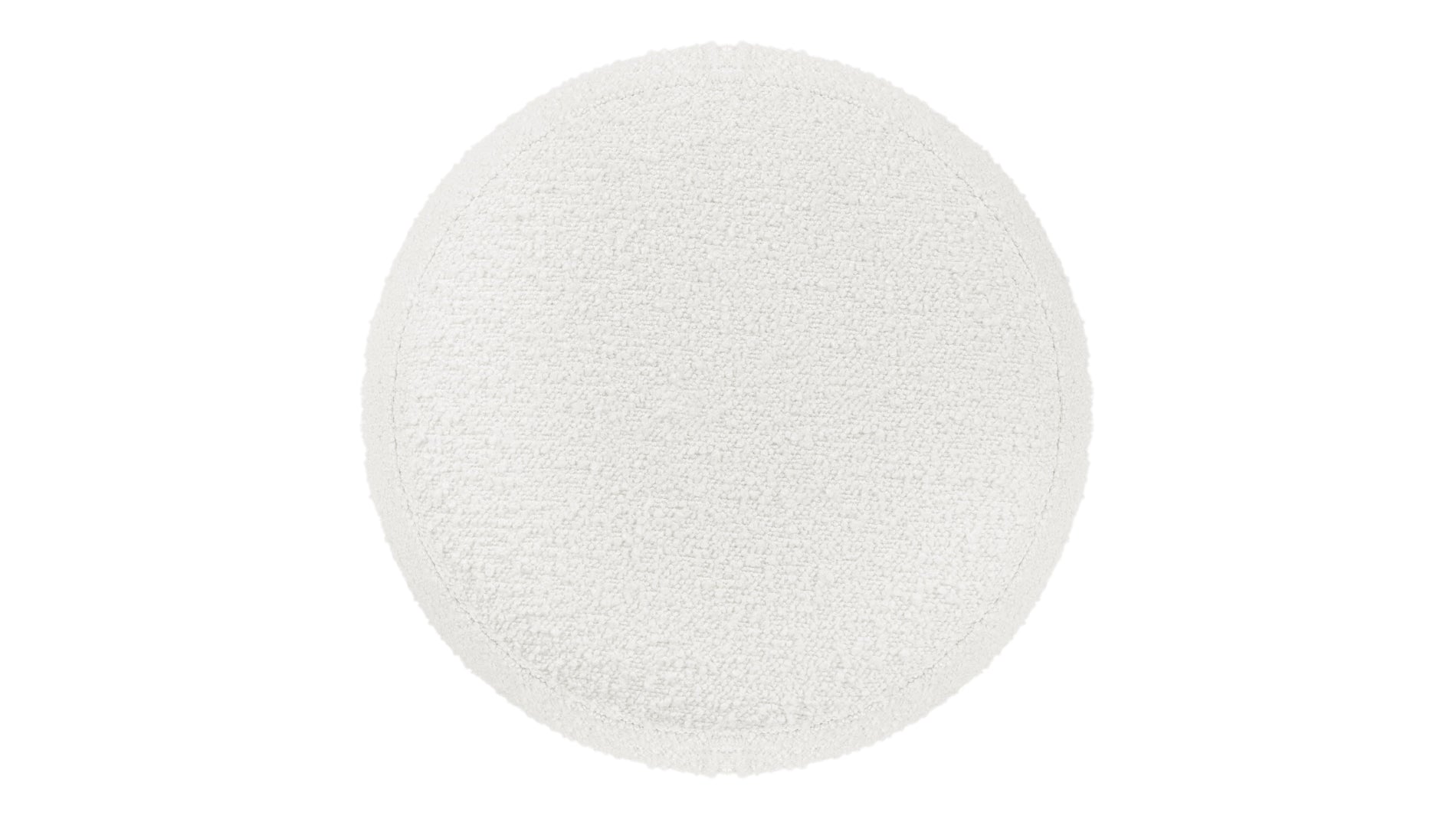NoaNoa - Noa Ottoman, Small, Porcelain Boucle