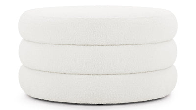 Noa - Noa - Noa Ottoman, Large, Porcelain Boucle - Image 1