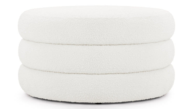 NoaNoa - Noa Ottoman, Large, Porcelain Boucle
