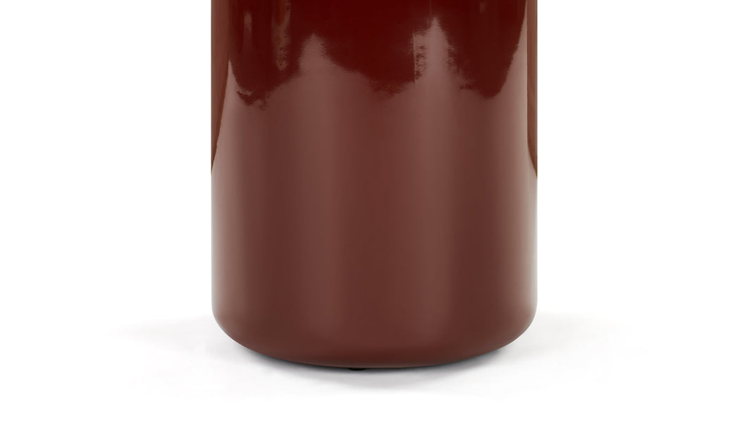 SorrentSorrento - Sorrento Side Table, Burgundy Gloss
