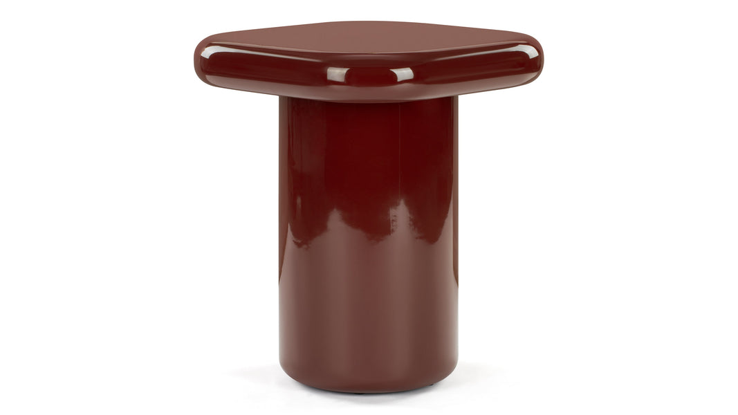 SorrentSorrento - Sorrento Side Table, Burgundy Gloss
